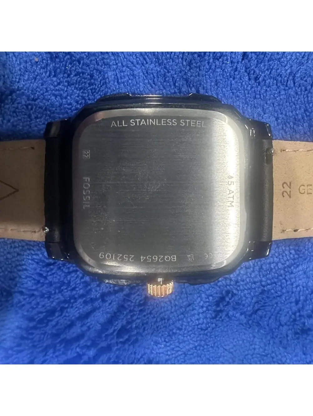 Fossil MBQ2654 Square Face Watch